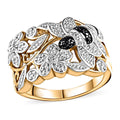 Karis Diamond Accent Ring in 18K YG Plated - Sticky add to cart bar