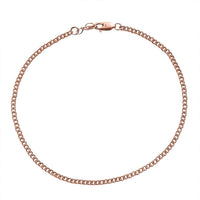 Sterling Silver Chain Anklet (9 In) (3.60 g)