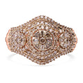 TLV Natural Champagne Diamond Ring in Vermeil RG Over Sterling Silver (Size 8.0) - Sticky add to cart bar