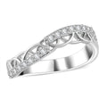 Simulated Diamond Ring in Silvertone (Size 10.0) - Sticky add to cart bar