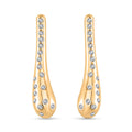 Simulated Diamond Earrings in Silvertone and Stainless Steel 0.40 ctw - Sticky add to cart bar