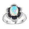 Ethiopian Welo Opal & Blue Sapphire