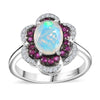 Ethiopian Welo Opal & Mozambique Ruby