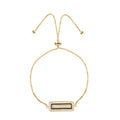 Clarte Black Tie Collection Moissanite Bolo Bracelet in Vermeil Yellow Gold Over Sterling Silver 0.50 ctw - Sticky add to cart bar