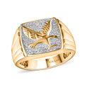 Karis Diamond Accent Men's Ring in 18K YG Plated (Size 10.0) - Sticky add to cart bar