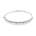 Clarte Sul Mare Collection Moissanite Bangle Bracelet in Vermeil YG Over Sterling Silver (6.50 In) 1.20 ctw - Sticky add to cart bar