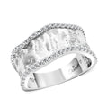 Clarte Sable Collection Moissanite Ring in Vermeil Yellow Gold Over Sterling Silver (Size 10.0) 0.50 ctw - Sticky add to cart bar