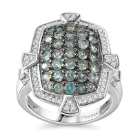 TLV Narsipatnam Alexandrite, White Zircon Ring in Rhodium Over Sterling Silver (Size 10.0) 2.40 ctw