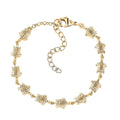 Karis Turtle Bracelet in Platinum Bond (6.50-8.0In) - Sticky add to cart bar