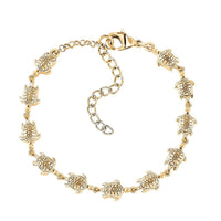 Karis Turtle Bracelet in Platinum Bond (6.50-8.0In)