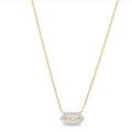 10K Yellow Gold Luxuriant Lab Grown Diamond SI Necklace 18 Inches 0.10 ctw - Sticky add to cart bar