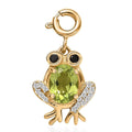 Peridot and Multi Gemstone 1.60 ctw Charm in 18K Vermeil Yellow Gold Over Sterling Silver - Sticky add to cart bar