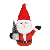 Christmas DÃ©cor Lighted Santa Claus Plush Doll (4.33"x2.8"x5.9") (3xAAA Battery Not Included)