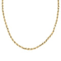 10K Yellow Gold 5.5mm Rope Chain Necklace 28 Inches 14.30 Grams - Sticky add to cart bar
