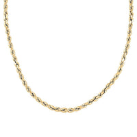 10K Yellow Gold 5.5mm Rope Chain Necklace 28 Inches 14.30 Grams