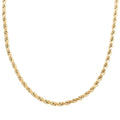 10K Yellow Gold 7.5mm Rope Chain Necklace 26 Inches 20.80 Grams - Sticky add to cart bar