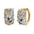 Karis White Diamond Accent Earrings in 18K YG Plated - Sticky add to cart bar