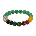 Green Aventurine and Multi Gemstone 140.00 ctw Beaded Bracelet (6.5-7.0In) - Sticky add to cart bar