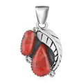 Santa Fe Style leaf Motif in Sterling Silver - Sticky add to cart bar