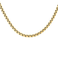 Box Necklace 24 Inches in Stainless Steel 14 Grams
