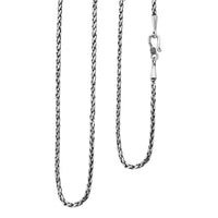Bali Legacy Sterling Silver Woven Necklace 30 Inches 26.15 Grams