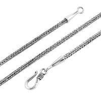 BALI LEGACY Sterling Silver Tulang Naga Necklace (22 Inches) (17.70 g)