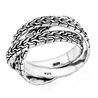 Bali Legacy Sterling Silver Tulang Naga Ring (Size 10.0) (7.53 g)