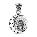 Bali Legacy Sterling Silver Moon Pendant (4.20 g) - Sticky add to cart bar
