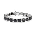 Karis Thai Black Spinel Bracelet in Platinum Bond (7.25 In) 56.25 ctw - Sticky add to cart bar