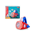 Red Rechargeable Bubble Gun with 6 Holes with Cute Cartoon Figure (500 mAh) - Sticky add to cart bar