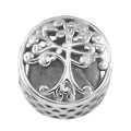 Plain Tree to Life Charm in Rhodium Over Sterling Silver 1.75 Grams - Sticky add to cart bar