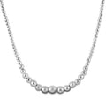 Italian Bead Sterling Silver Necklace 18 Inches 22.40 Grams - Sticky add to cart bar