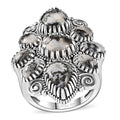Artisan Crafted White Buffalo 8.10 ctw Ring in Sterling Silver (Size 9.0) - Sticky add to cart bar