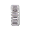 Simulated Diamond Lock Charm in Rhodium Over Sterling Silver 0.35 ctw - Sticky add to cart bar