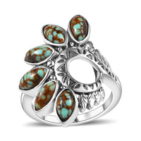Artisan Crafted Blue Horizon Turquoise Ring in Sterling Silver (Size 10.0) 2.40 ctw