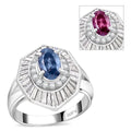 Chairman Vault Collection Certified & Appraised Rhapsody 950 Platinum AAAA Brazilian Alexandrite, Diamond (E-F, VS) (1.00 cts) Ring (Size 6.0) (8.60 g) 1.96 ctw - Sticky add to cart bar