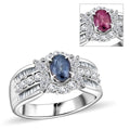 Chairman Vault Collection Certified & Appraised Rhapsody 950 Platinum AAAA Brazilian Alexandrite, Diamond (E-F, VS) (0.85 cts) Ring (Size 6.0) (9 g) 1.71 ctw - Sticky add to cart bar