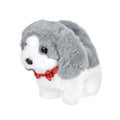 Set of 2 Gray Walking Plush Dog Toy (6.3"x3.9"x5.5") (2xAA Not Included) - Sticky add to cart bar