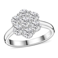 JCK Find Modani 18K White Gold White Diamond(G VVS2) Ring (Size 10.0) (4.35 g) 1.70 ctw