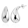 Sterling Silver Raindrop Stud Earrings 6.50 Grams - Sticky add to cart bar
