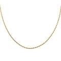 14K Yellow Gold Over Sterling Silver Rope Necklace 24 Inches 2.90 Grams - Sticky add to cart bar