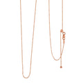 14K Rose Gold Over Sterling Silver Chain Necklace 24 Inches 2.60 Grams - Sticky add to cart bar