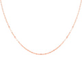14K Rose Gold Over Sterling Silver Necklace 24 Inches 3.20 Grams - Sticky add to cart bar