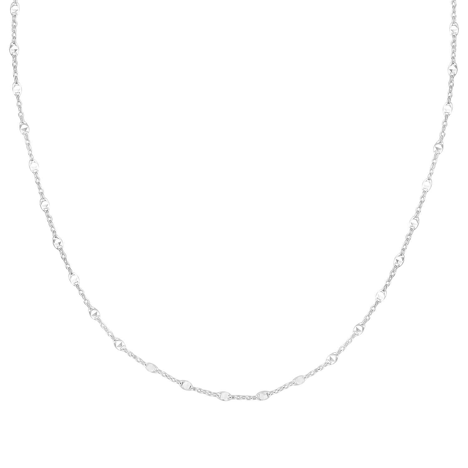 Sterling Silver Chain Necklace 20 Inches 2.90 Grams