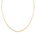 14K YG Over Sterling Silver Necklace 20 Inches 3.30 Grams - Sticky add to cart bar