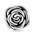 Sterling Silver Rose Flower Ring (Size 10.0) (4 g) - Sticky add to cart bar