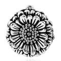 Sterling Silver Sunflower Pendant 6.50 Grams - Sticky add to cart bar