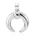 Sterling Silver Crescent Moon Pendant without Chain 4.50 Grams - Sticky add to cart bar