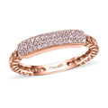 Natural Pink Diamond (I3) Ring in 18K Vermeil RG Over Sterling Silver (Size 10.0) 0.25 ctw - Sticky add to cart bar