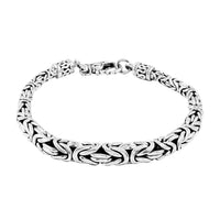Bali Legacy Sterling Silver Borobudur Chain Bracelet (8.00 In) (32 g)